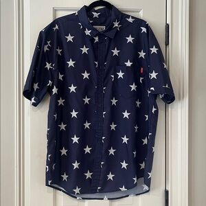 RSVLTS Navy and White Star Shirt